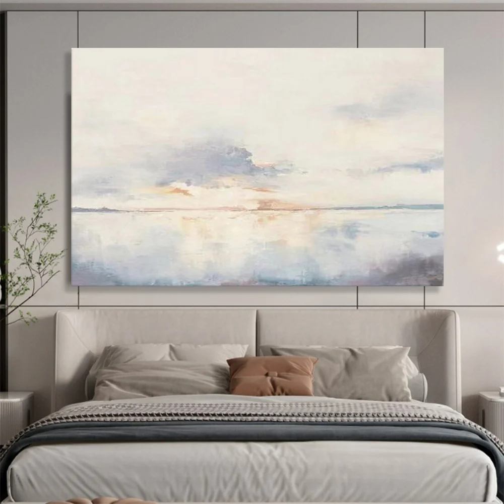 Adding Evening Beauty - handmade oil painting for collection
